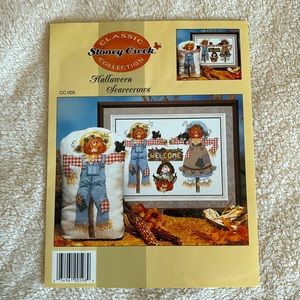 Halloween Scarecrows Counted X-Stitch Pattern #CC 005